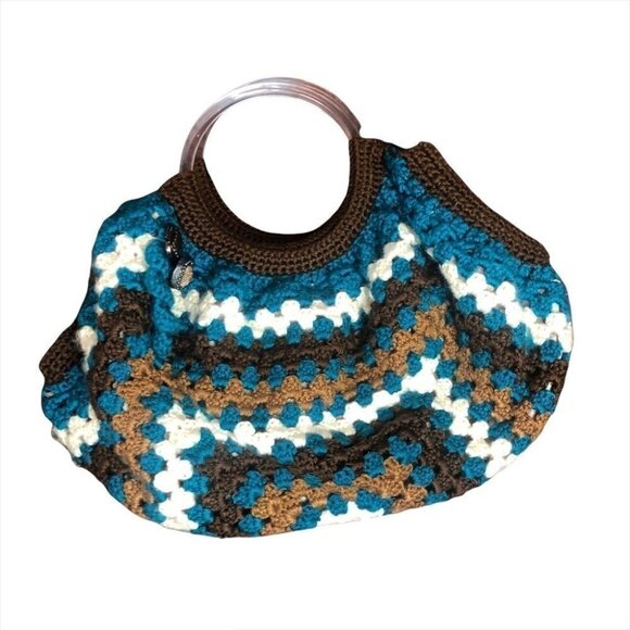 Vintage Crocheted Handbag - Picture 4 of 9